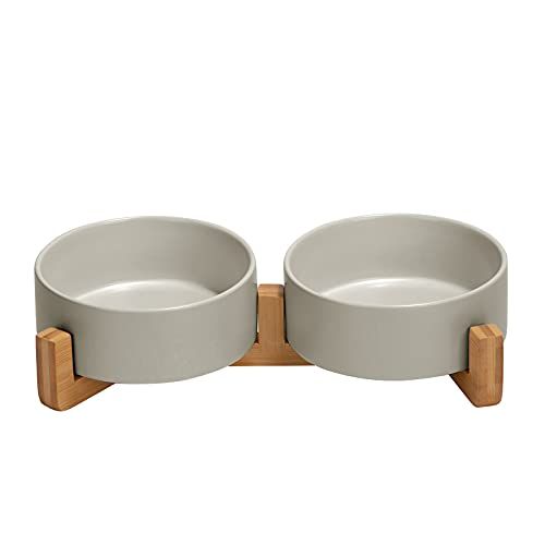 Ceramic Dog and Cat Bowl