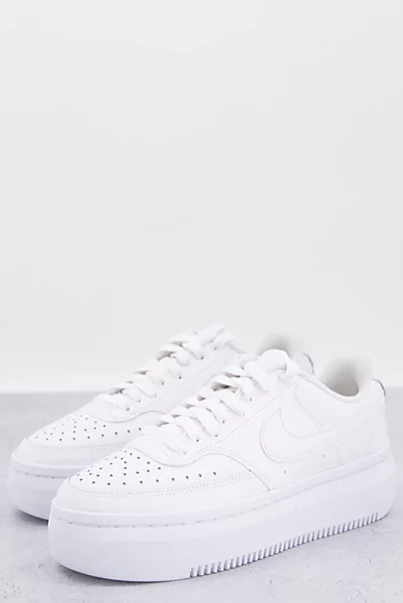 Court Vision Alta Leather Platform Sneakers