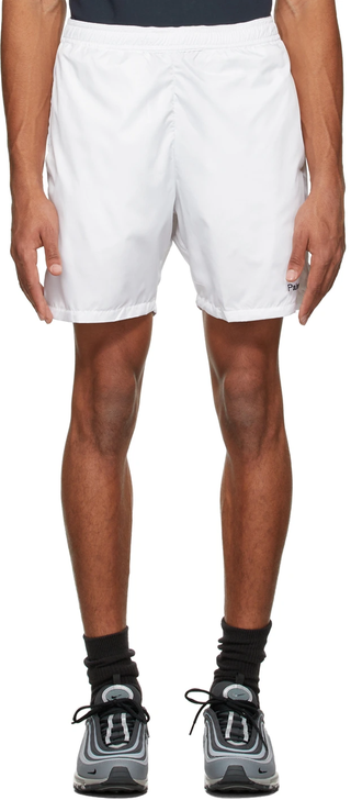 White Middle Shorts