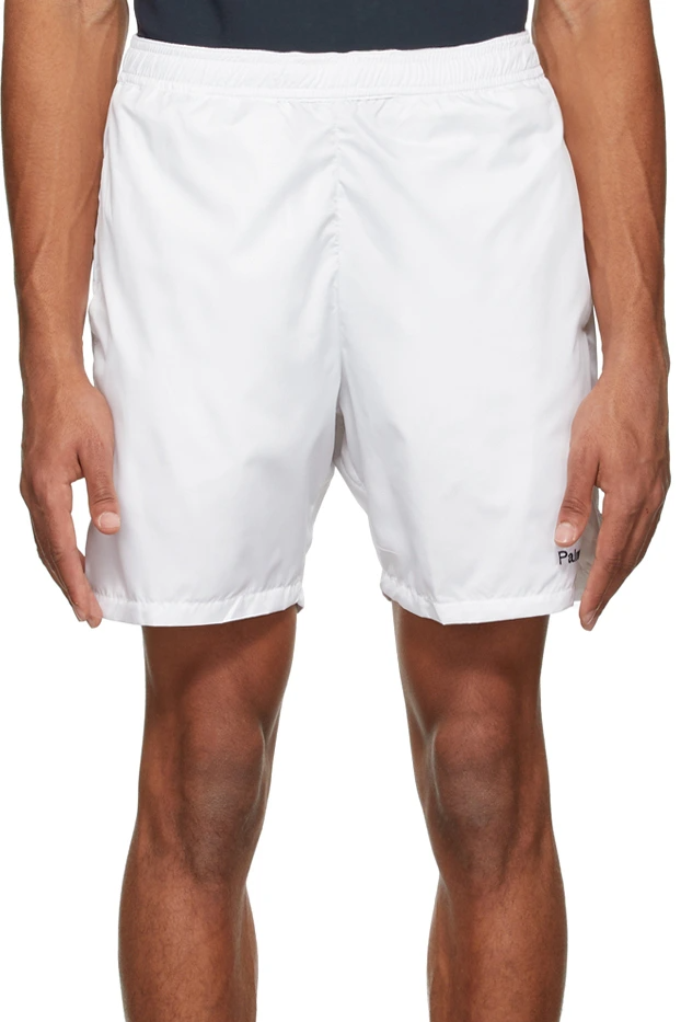 White Middle Shorts