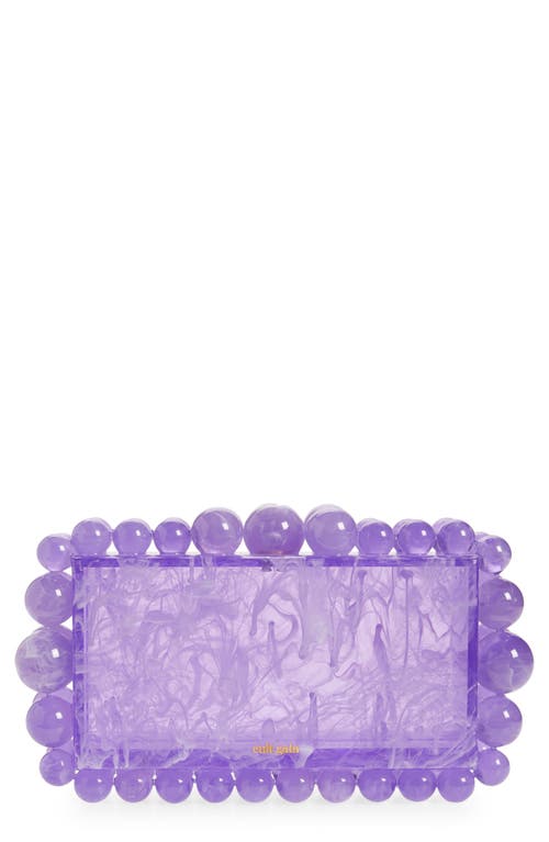 Eos Beaded Acrylic Box Clutch