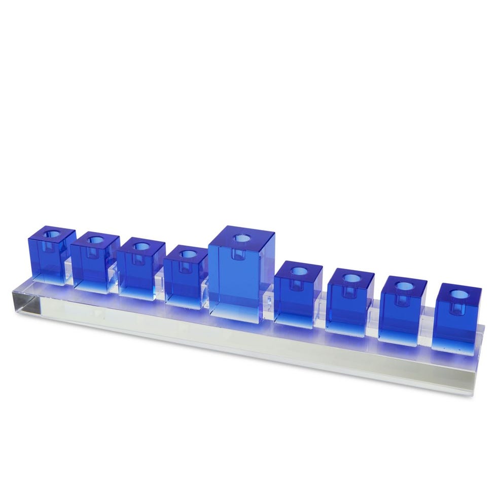 Crystal Glass Menorah Crystal Glass Menorah