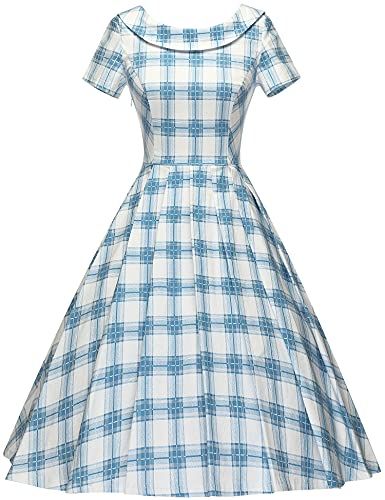1950s polka dot vintage dresses 