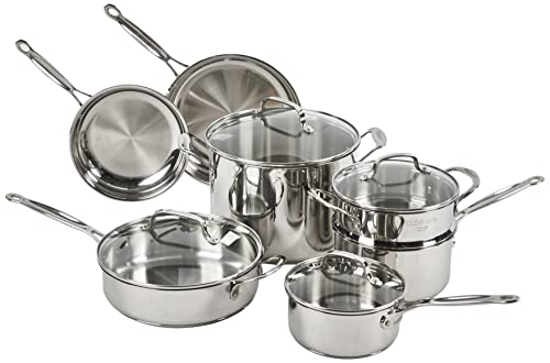 Stainless Steel 11-Piece Cookware Set Stainless Steel 11-Piece Cookware Set