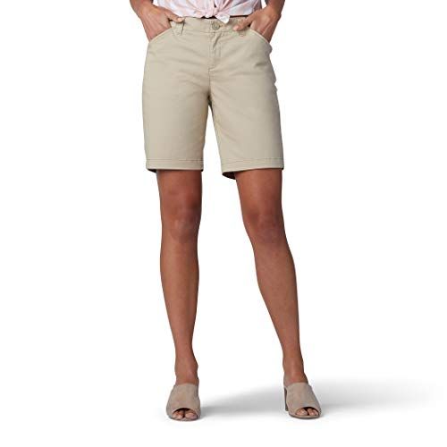 Lee women's straight sales fit tailored chino short