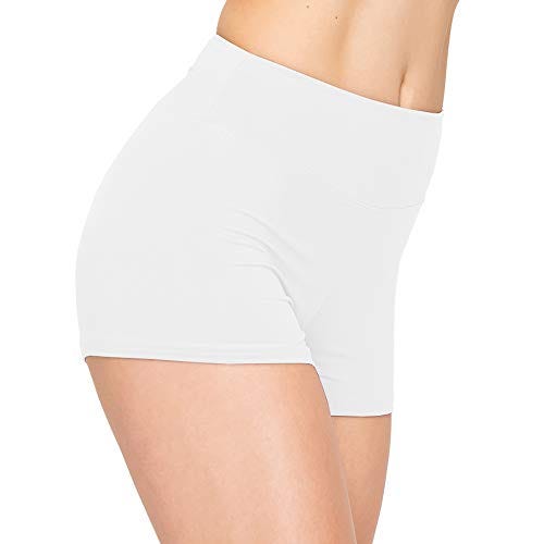 White Workout Shorts