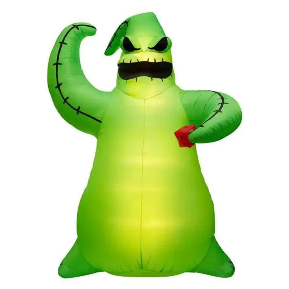 Disney's New 14-Foot Oogie Boogie Inflatable Self-Inflates and Lights Up  the Halloween Night