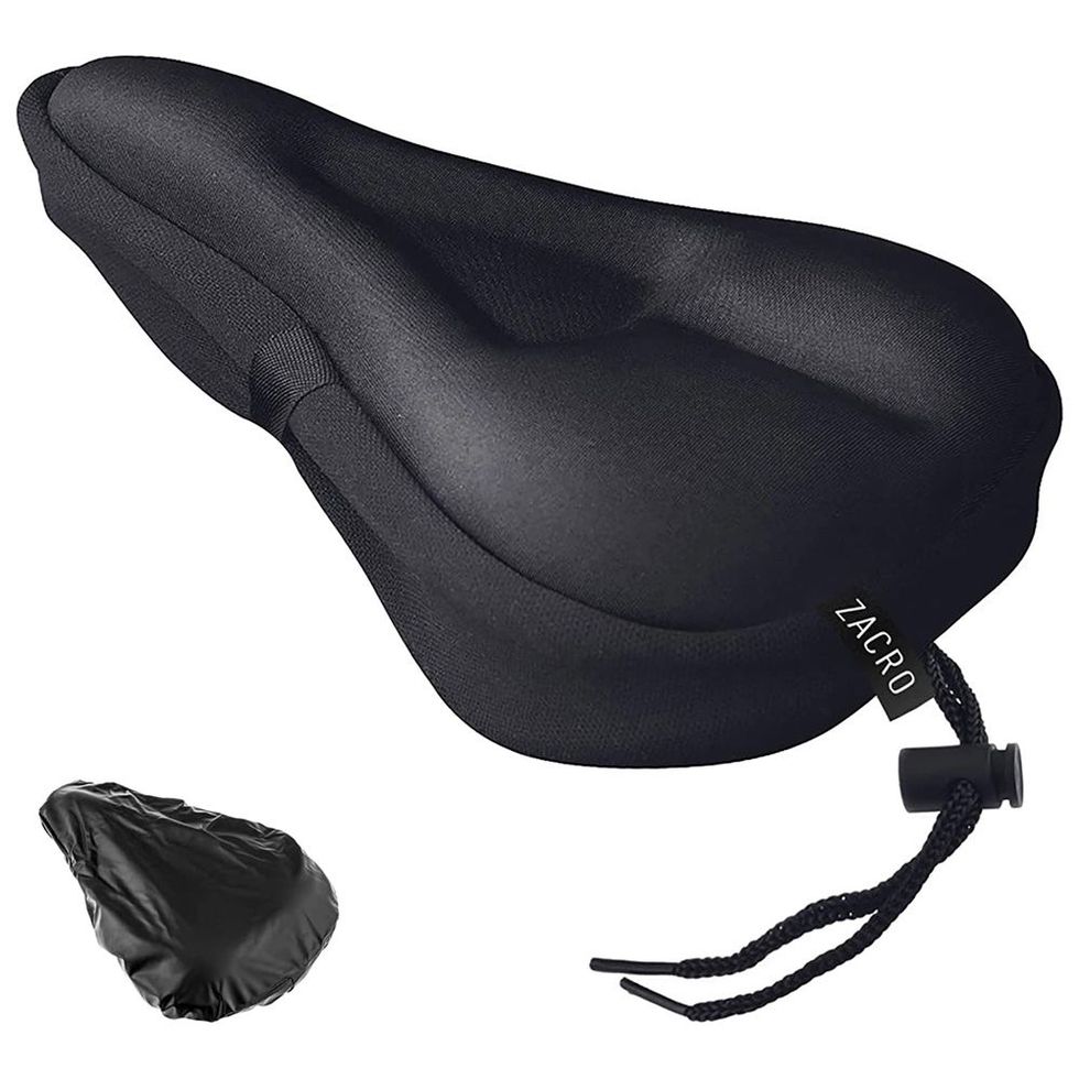 Domain Cycling Exercise Bike Seat Cushion for Recumbent Bike, Extra Large  Bike Seats for Women, Comfort Wide Bike Seat Cover for Men, Stationary Spin