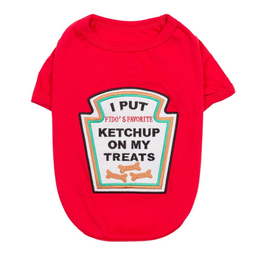 Parisian Pet Ketchup Licker Dog Costume Shirt