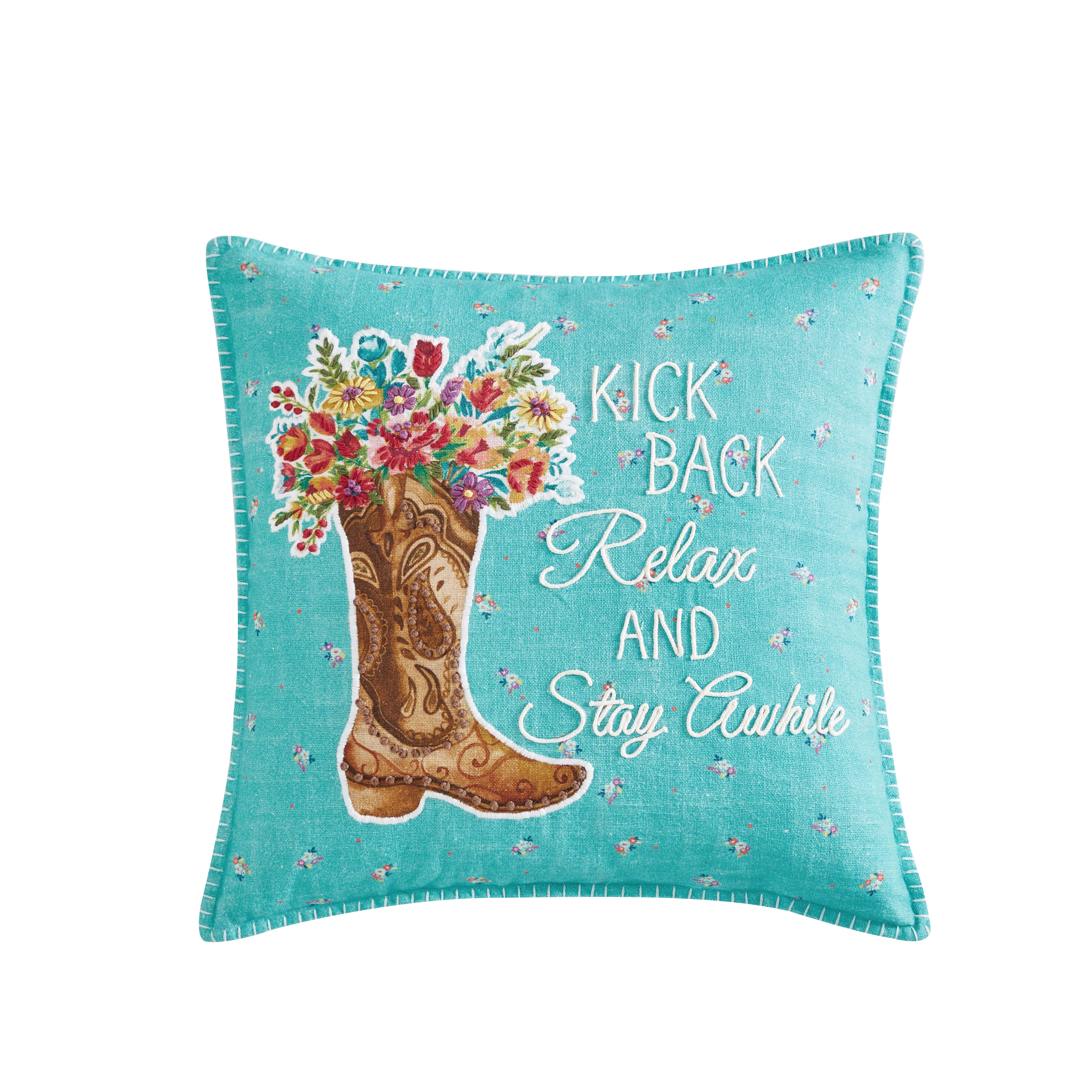 The Pioneer Woman 'Kick Back' Decorative Pillow