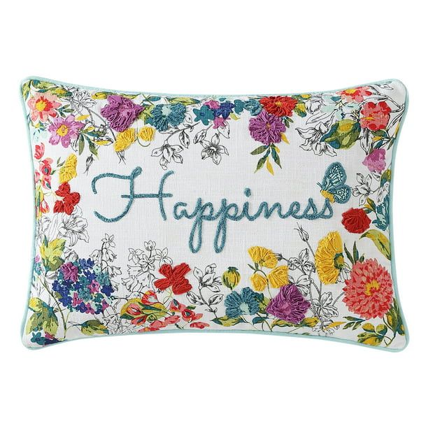 The Pioneer Woman 'Happiness Blooming' Decorative Pillow