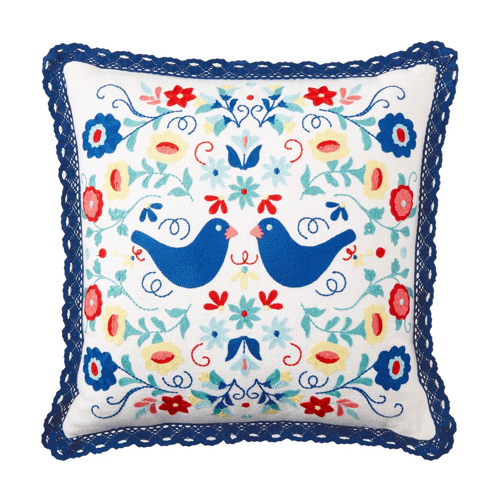 The Pioneer Woman Bluebirds Decorative Pillow