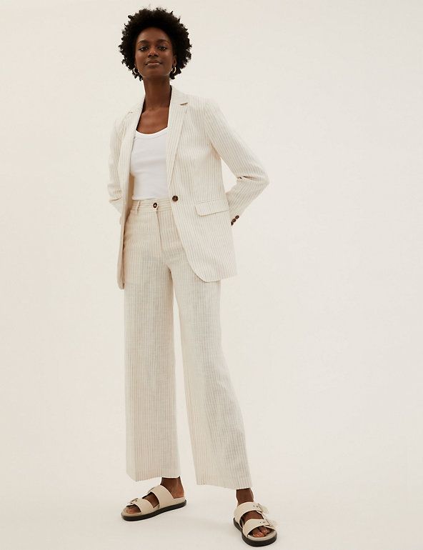 M&s deals linen blazer