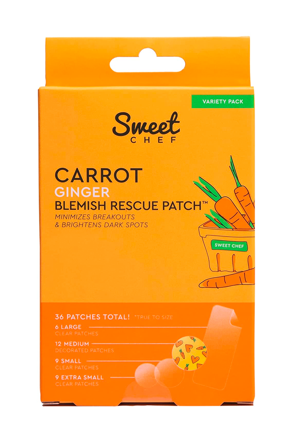 Sweet Chef Carrot Ginger Rescue Blemish Patches