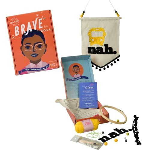 Kids Crafts Brave Like Rosa: "Nah" Punch Needle Craft Kit
