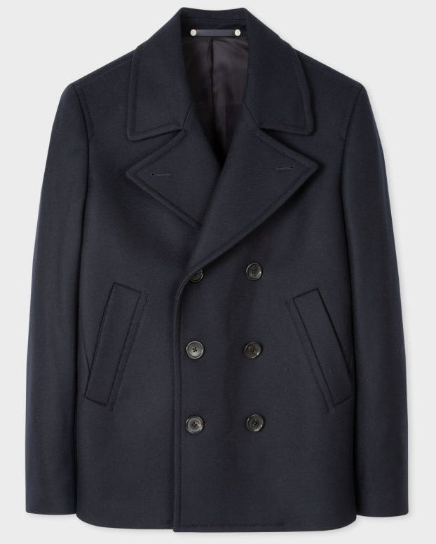 Wool-Cashmere Peacoat