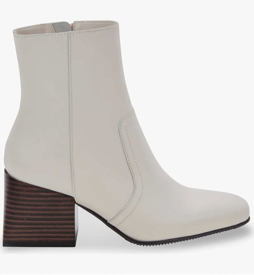 Salome Waterproof Bootie in Taupe Suede