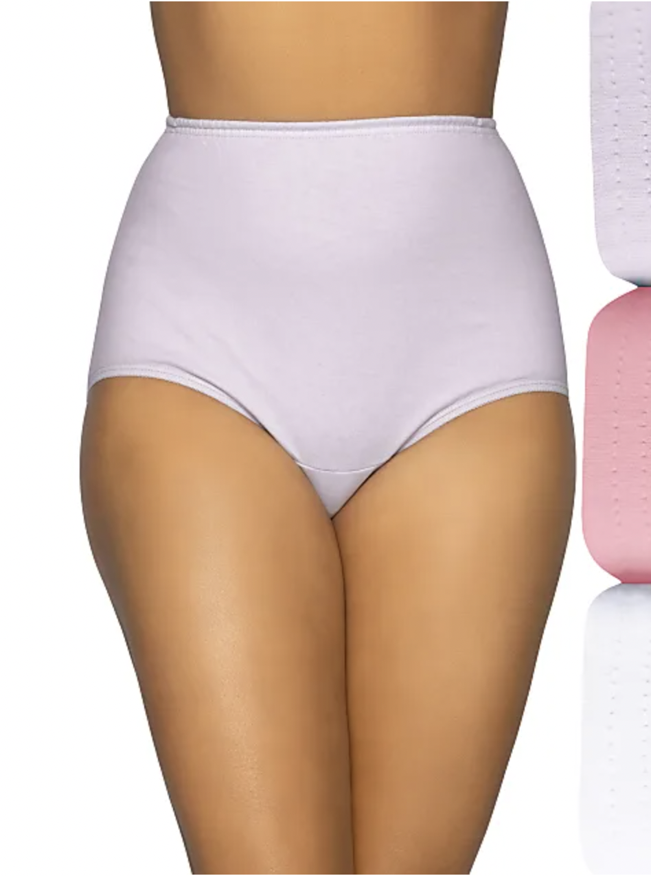 Vanity Fair Women's Flattering Lace Brief Underwear, 3 Pack