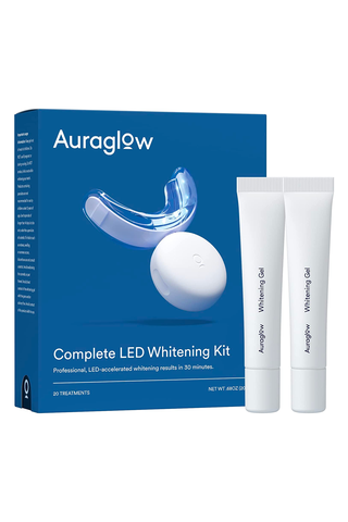 Auraglow Teeth Whitening Kit with LED Light