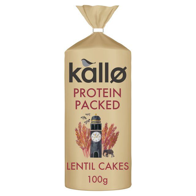 Kallo Protein Packed Lentil Cakes 100g
