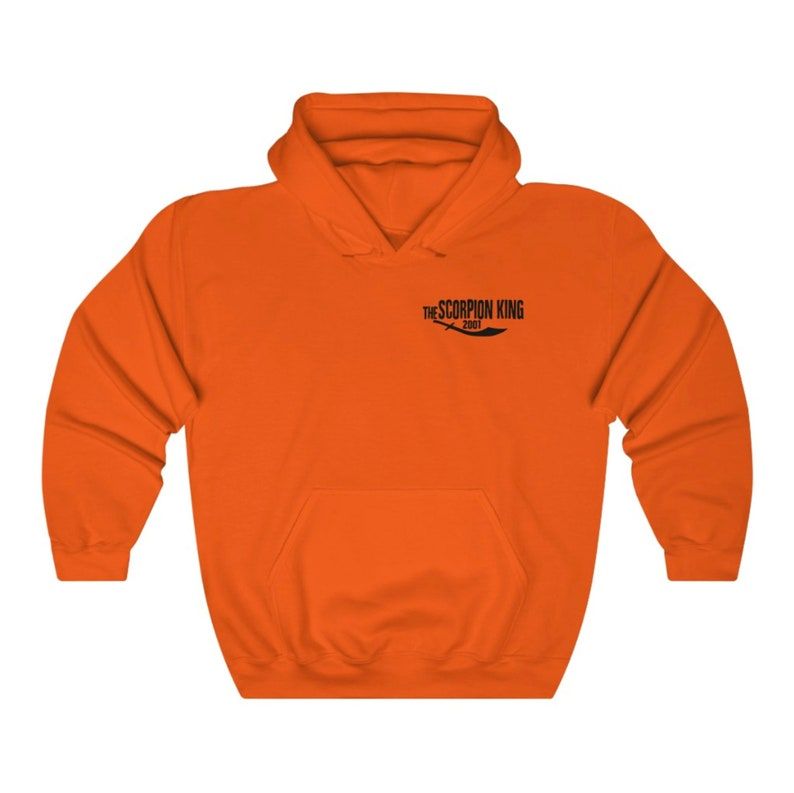 Scorpion King Hoodie in 'Nope' - Buy OJ's Orange Sweatshirt Here