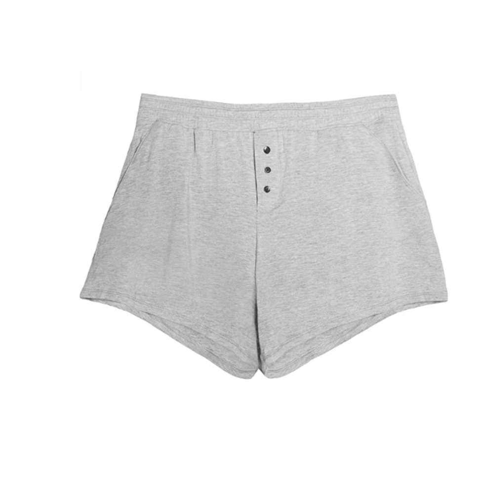 THINX (BTWN) GRAY NEW MOON SUPER PERIOD-PROOF SHORTY PANTIES SIZE 9-10 NEW
