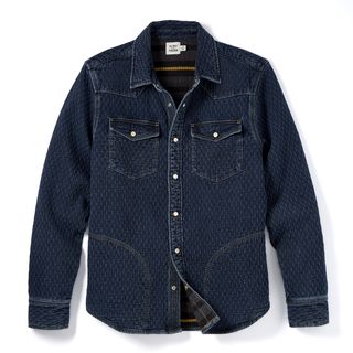 Flint and Tinder Quilted Bone Button Western