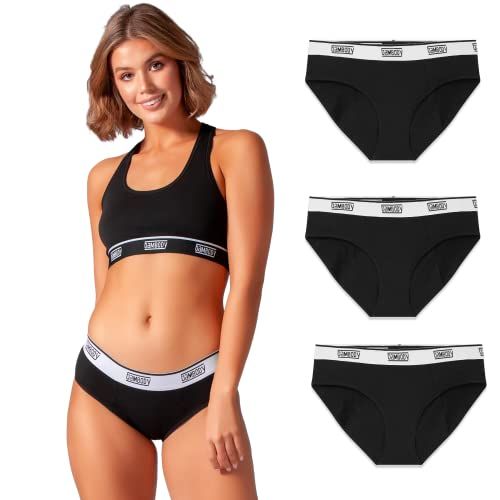 Bambody Absorbent Bikini: Lace Hip Period Panties  Women's Protective  Underwear - 1 Pack: Black - Size 4 at  Women's Clothing store
