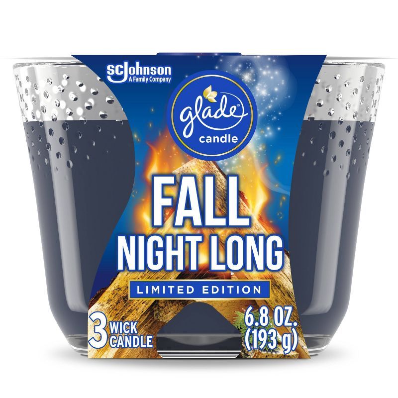 Glade 3 Wick Candle - Fall Night Long 