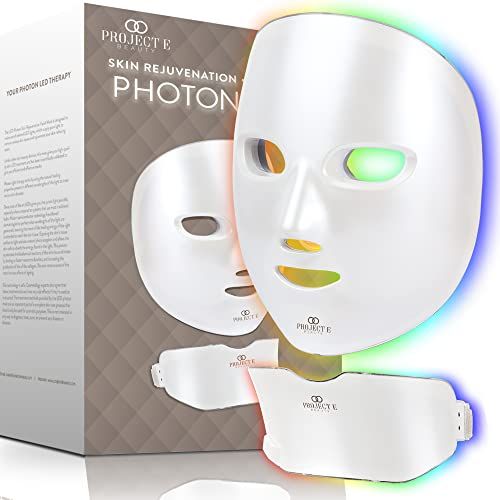 Project E Beauty LED Light Therapy Face & Neck Mask 
