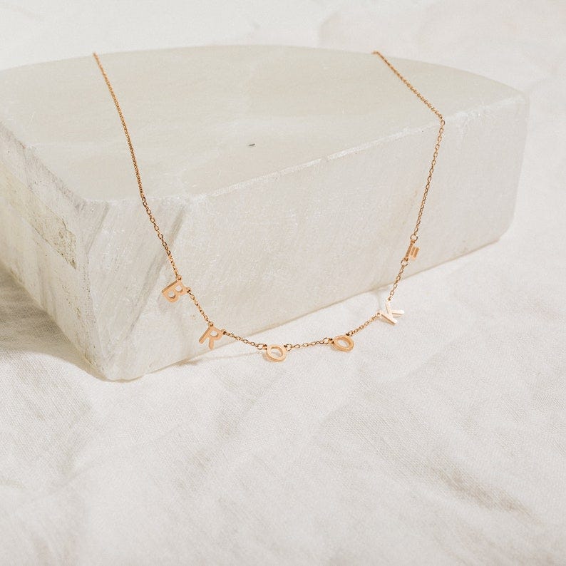 Letter Necklace