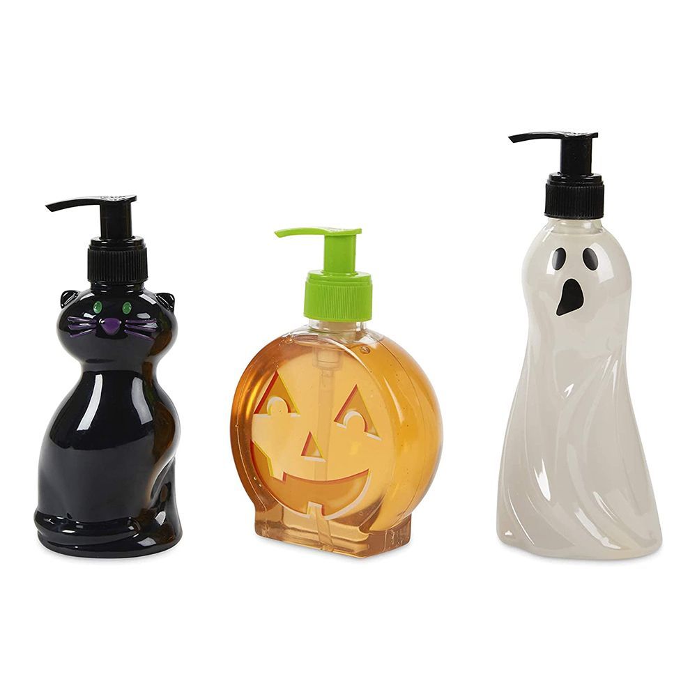 Halloween-Themed Refillable Soap Dispensers (Pack of 3)