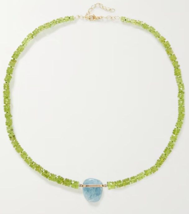 八月生日石「橄欖石」珠寶推薦#6：Jia Jia項鍊
