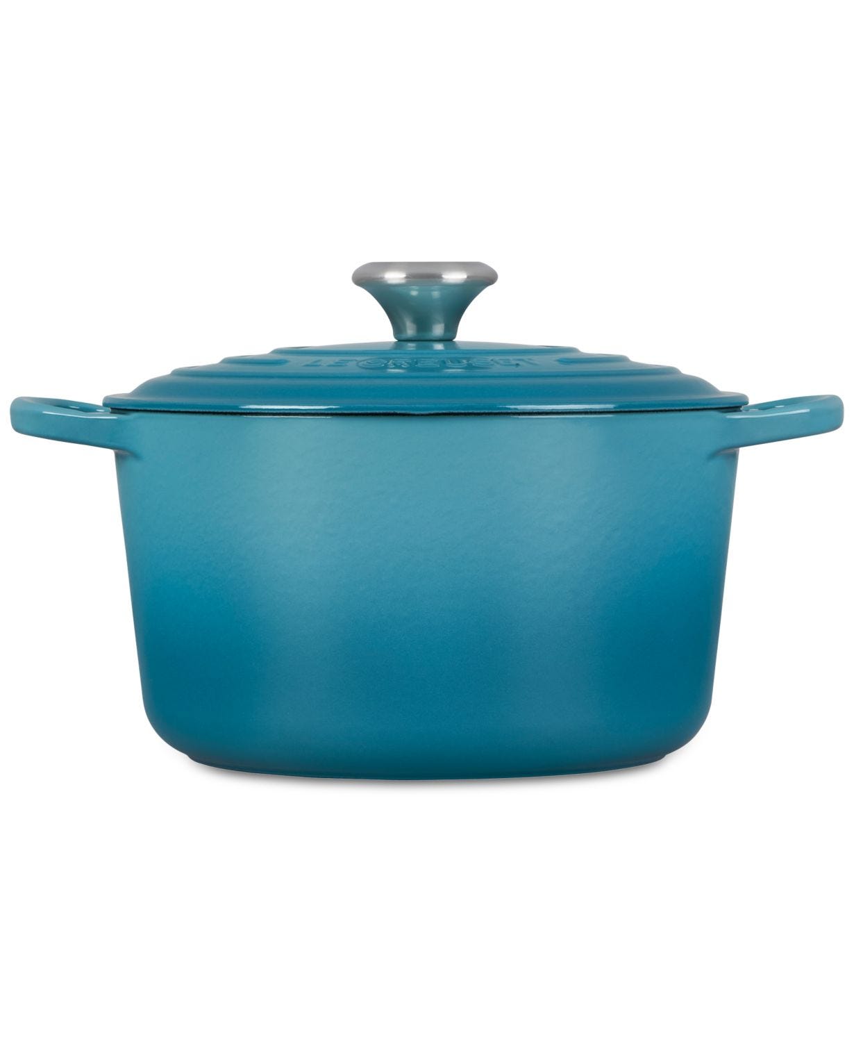 Le Creuset 13.25-Qt. Signature Enameled Cast Iron Round Dutch Oven - Macy's