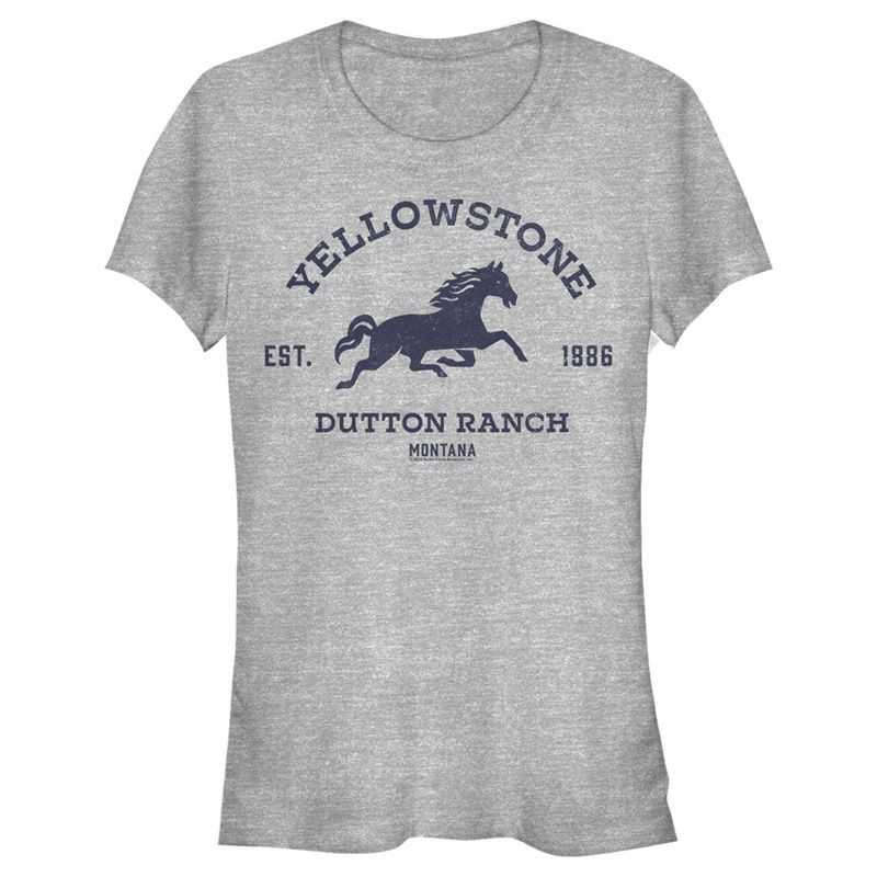 Junior's Blue Horse Dutton Ranch T-Shirt