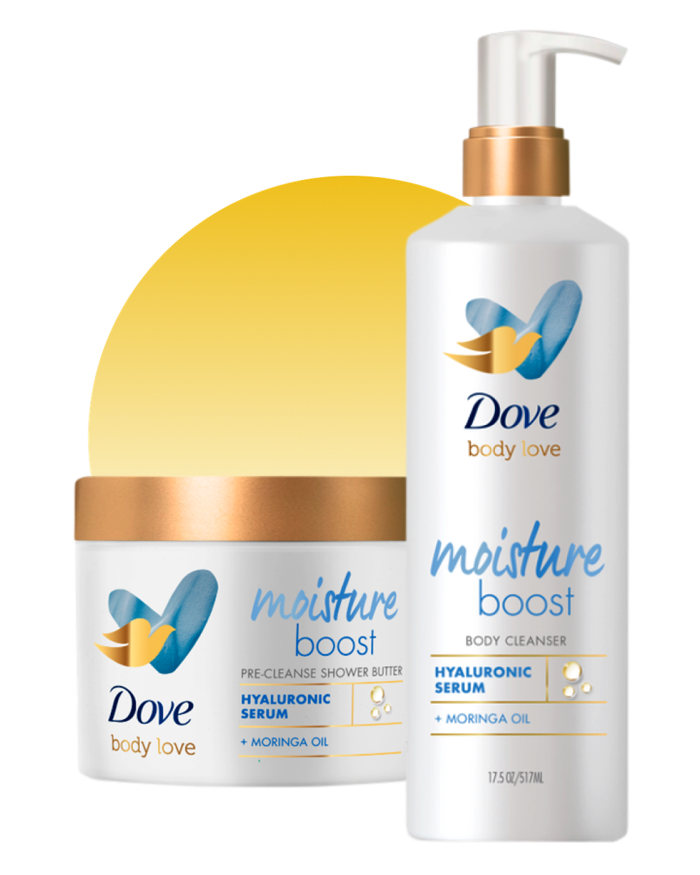 Body Love Moisture Boost Pre-Cleanse Shower Butter and Moisture Boost Body Cleanser