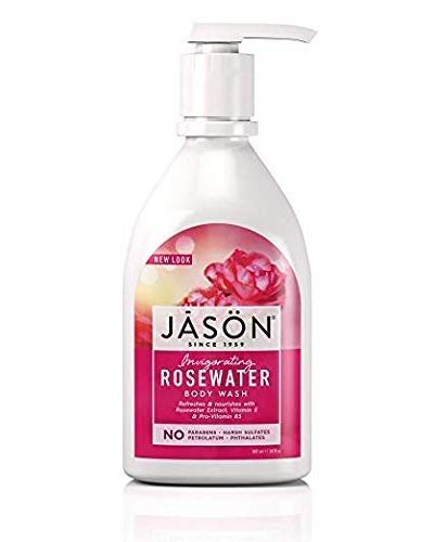 JĀSÖN Natural Body Wash & Shower Gel, Invigorating Rosewater