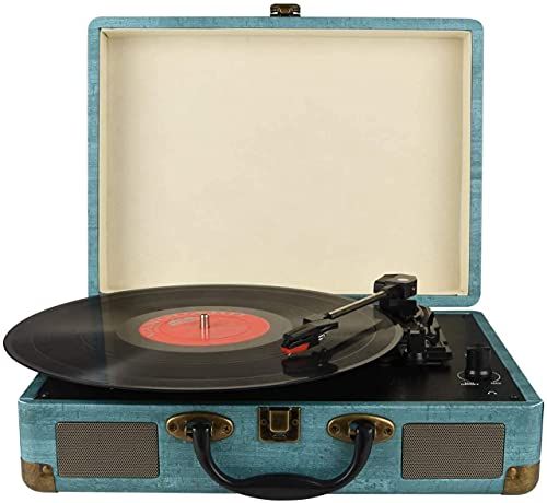 Vinyl Record Player 3 Speed Wireless Turntable 