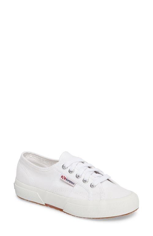 Superga Cotu Sneaker in White Canvas 