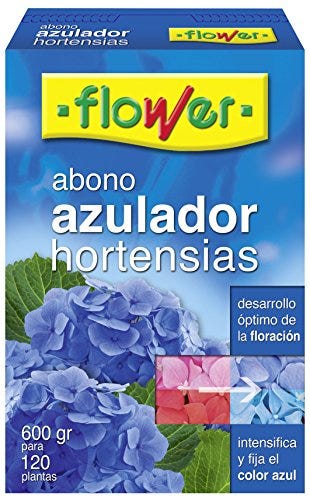 Abono azulador hortensias