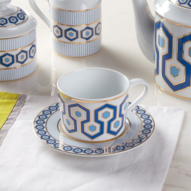 Newport Teacup and Saucer