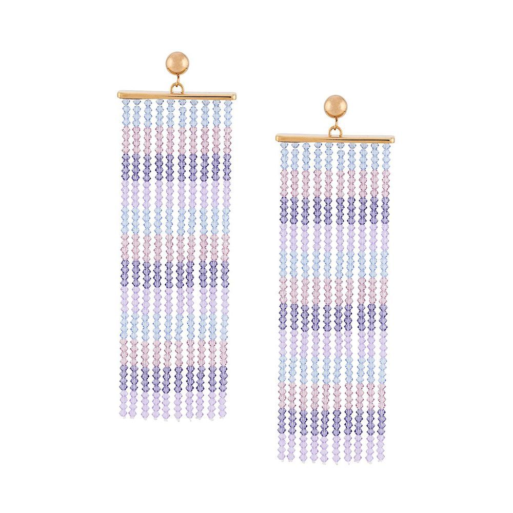 Beaded Fringe Earrings