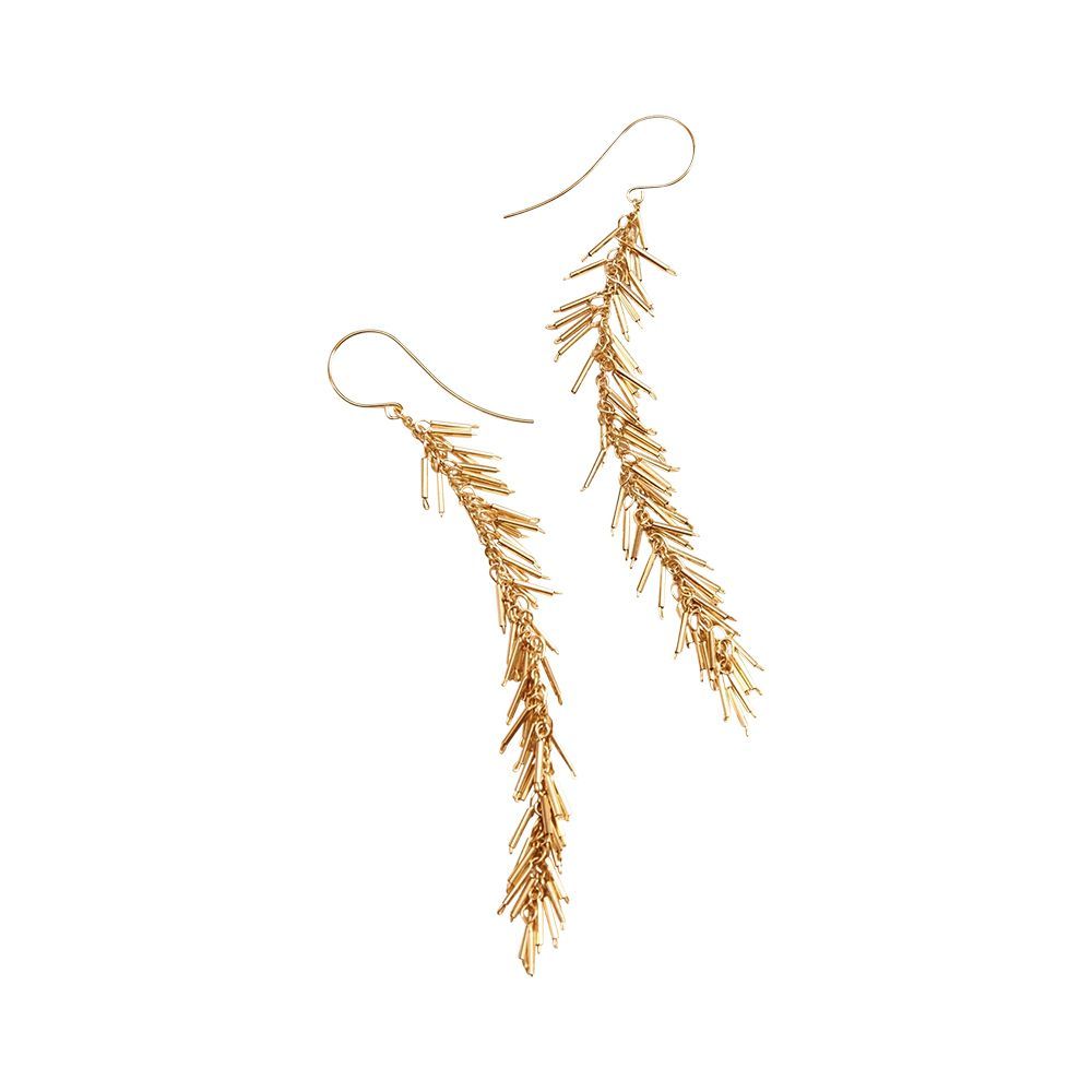 Aureus + Argent Liquid Gold Fringe Earrings