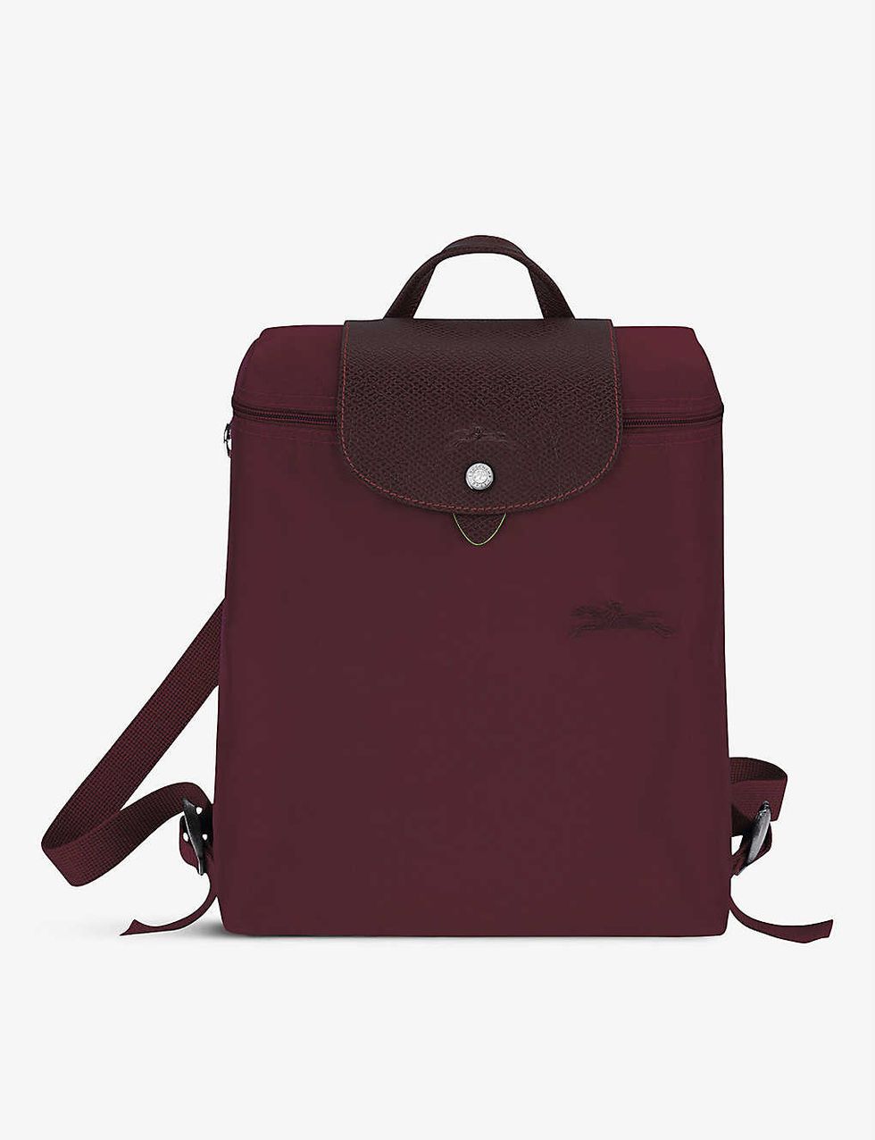 Le Pliage brand-embroidered recycled-polyamide backpack