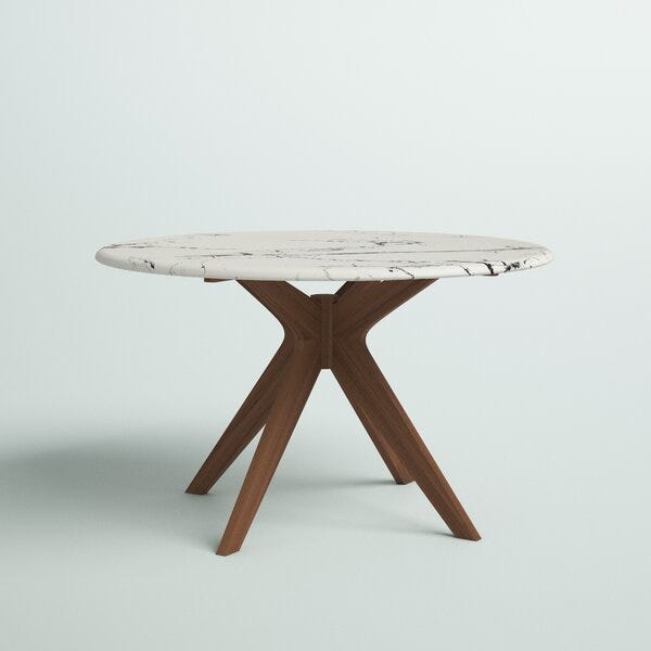 Gamino dining table with columns