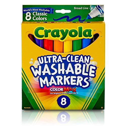 Crayola Ultra-Clean Washable Markers, 8 Count