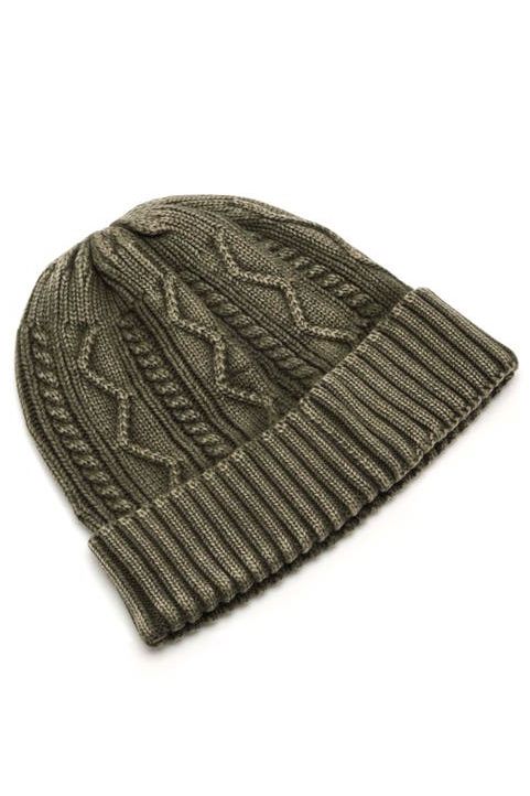Storm Washed Cotton Cable Beanie