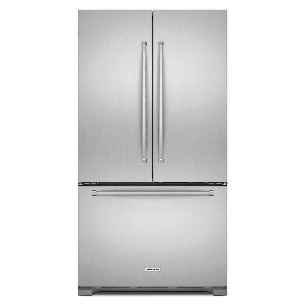20-Cubic-Foot Counter-Depth French Door Refrigerator with Stainless-Steel Finish