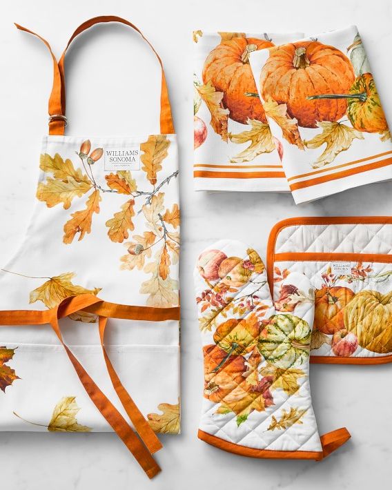 Heirloom Pumpkin Kitchen Linens Bundle