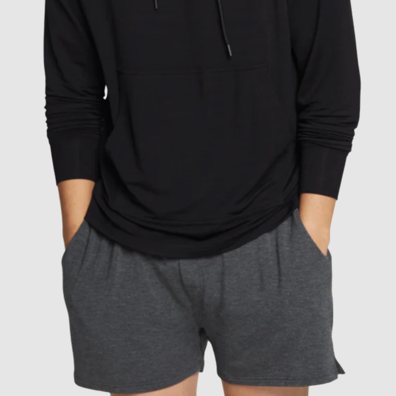 Real Essentials 3 Pack:Men’s Cotton Ultra-Soft Knit Sleep Pajama Shorts &  Lounge Wear